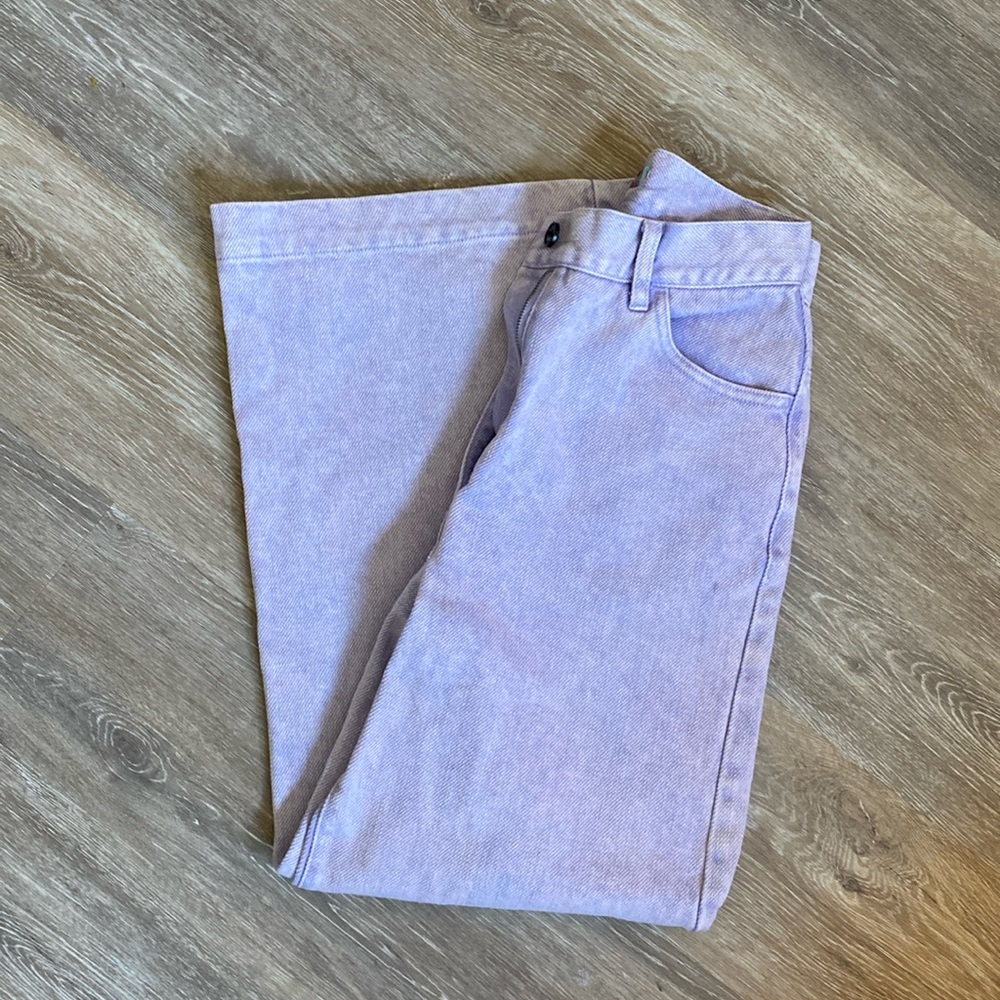 NWOT Urban Outfitters Wide Leg Lavender Denim